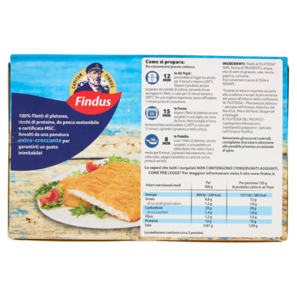 Capitan Findus Platessa Impanata 250 g