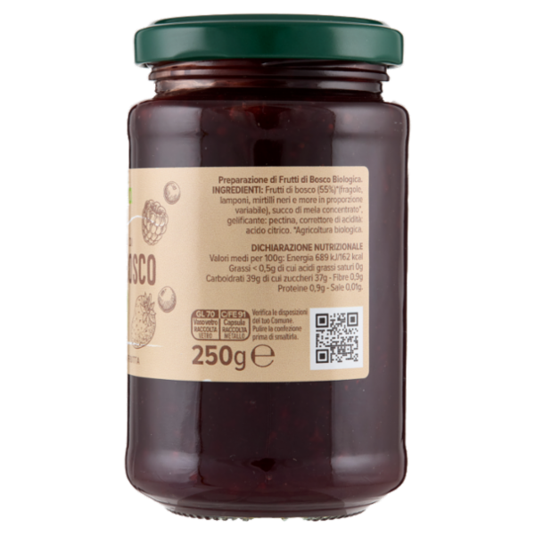 Consilia Bio Composta di Frutti di Bosco Biologica 250 g