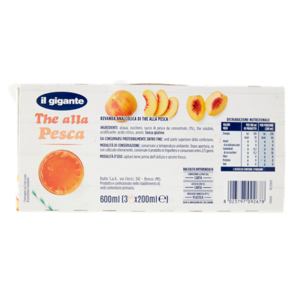 IL GIGANTE The alla Pesca 3 x 200 ml