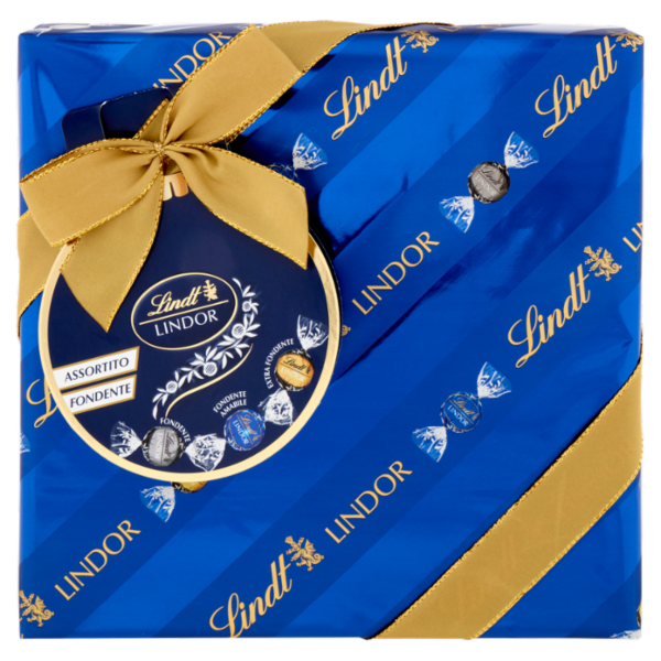 Lindt Lindor Cioccolatini assortiti Cioccolato fondente Scatola regalo 287 g