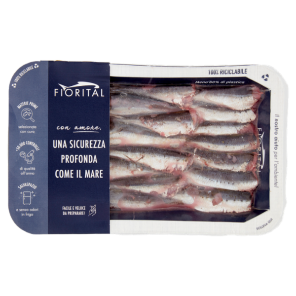 Fiorital Sardine Decapitate Eviscerate Decongelate 0,250 kg