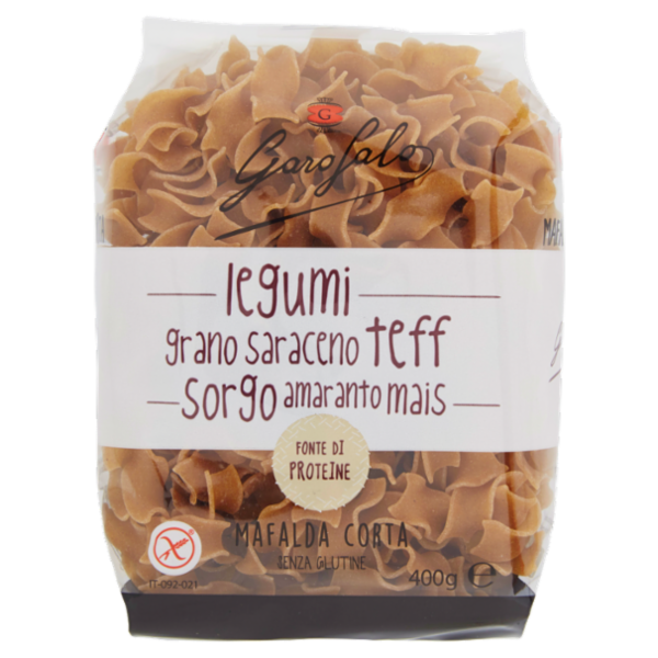 Garofalo Mafalda corta Legumi e Cereali senza glutine 400g