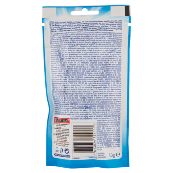 PURINA DENTALIFE Snack gatto Salmone Busta 40g
