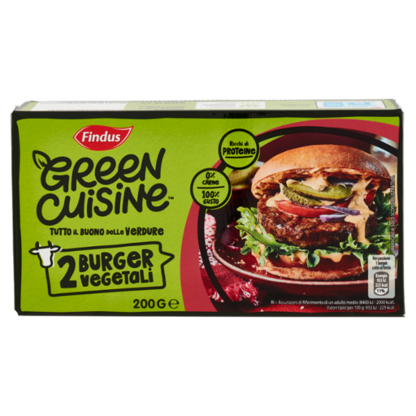 Findus Green Cuisine 2 Burger Vegetali 200 g