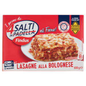 4 Salti In Padella Al Forno Findus Lasagne Alla Bolognese 600 g
