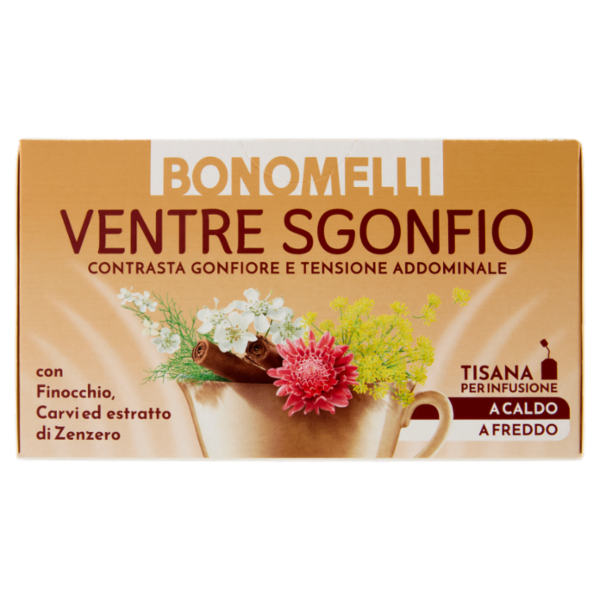 Bonomelli Tisane Ventre Sgonfio 16 Filtri 32 g