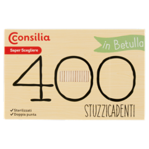 Consilia Saper Scegliere Stuzzicadenti In Betulla 400 Pz