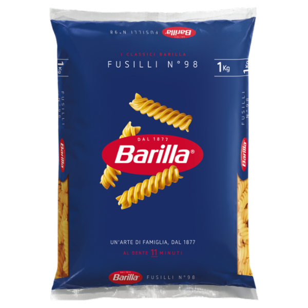 Barilla Pasta Fusilli n.98 100% Grano Italiano CELLO 1Kg