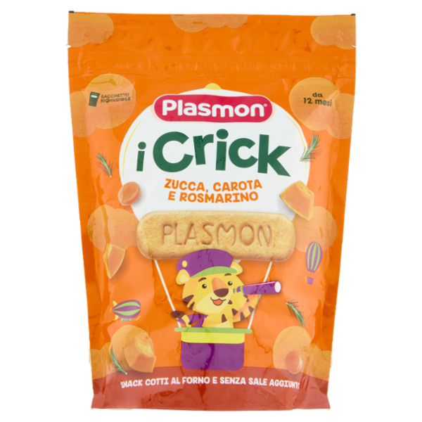 Plasmon i Crick dei bambini Zucca Carota Rosmarino 100 g