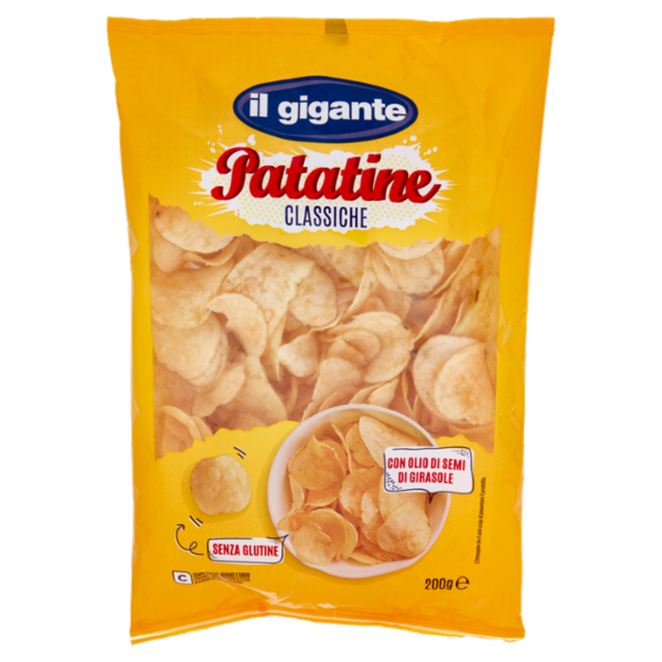 IL GIGANTE Patatine Classiche 200 g