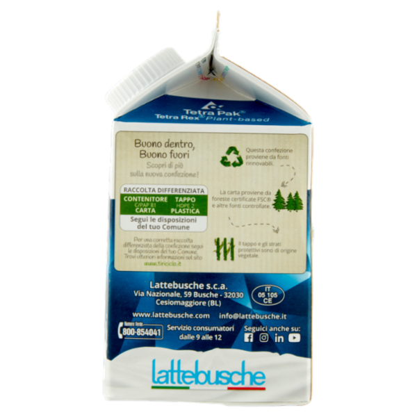 lattebusche Alta Durata Intero 500 ml