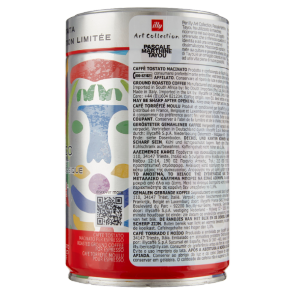 illy Art Collection Classico Caffè Tostato Macinato per Espresso 250 g