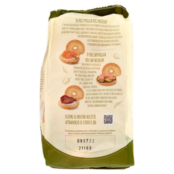 Puglia Sapori Le Friselle con Olio d'Oliva 200 g