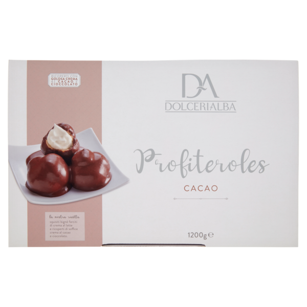 Dolcerialba Profiteroles Cacao 24 Profiteroles 1200 g