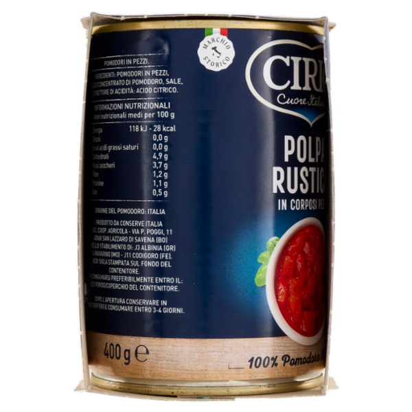 Cirio la Polpa Rustica 3 x 400 g