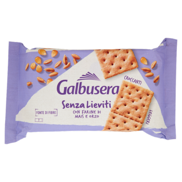 Galbusera Senza Lieviti Cracker con Farine di Mais e Orzo 7 x 42,8 g