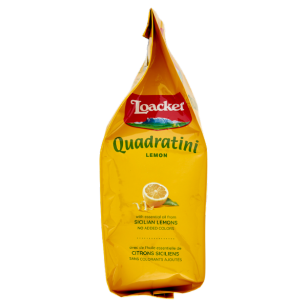 Loacker Wafer Quadratini Lemon con crema al limone wafers 250 g