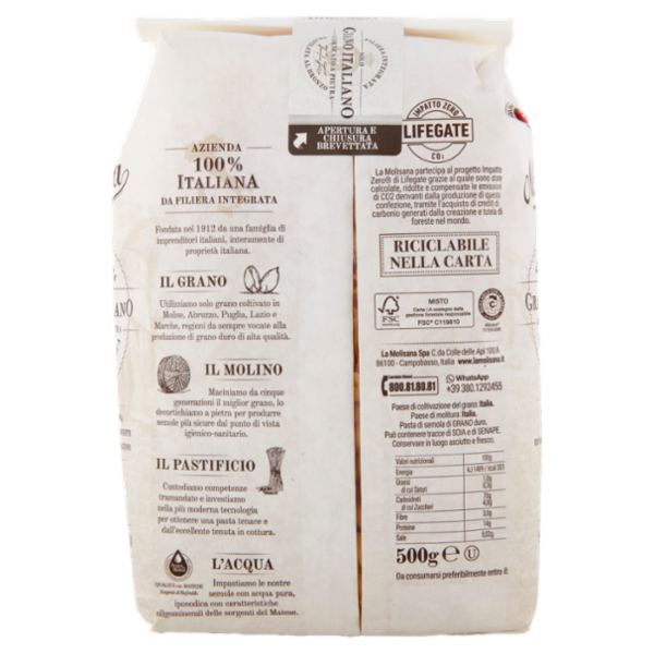 La Molisana 34 Succhietti 500 g