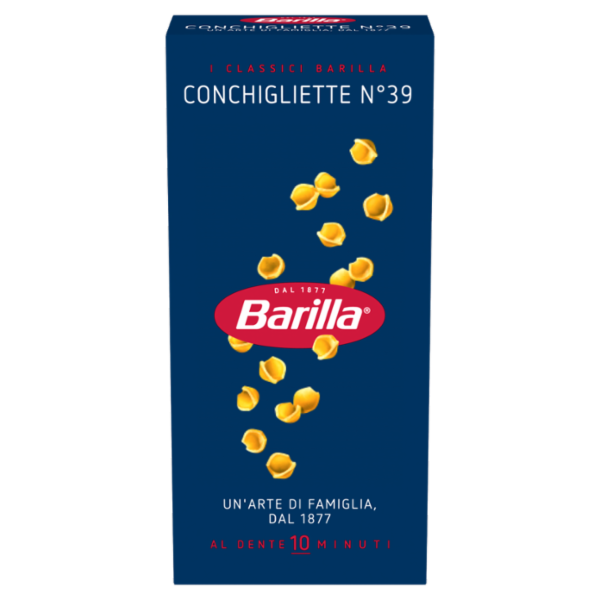 Barilla Pasta Conchigliette n.39 100% Grano Italiano 500 g