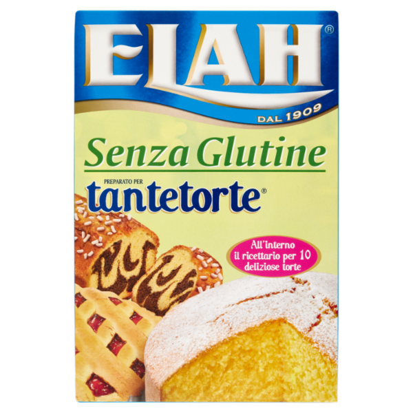 Elah Senza Glutine Preparato per tantetorte 390 g