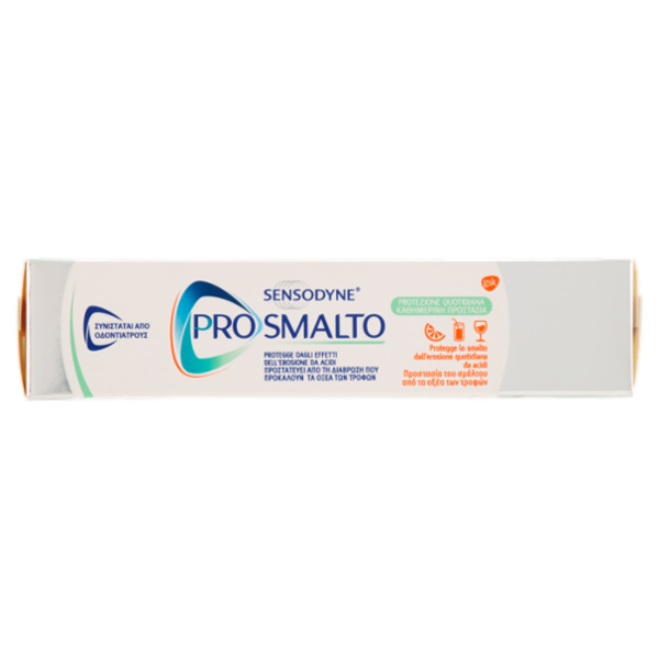 Sensodyne dentifricio prosmalto formula specifica per rinforzare smalto nelle zone indebolite 75 ml