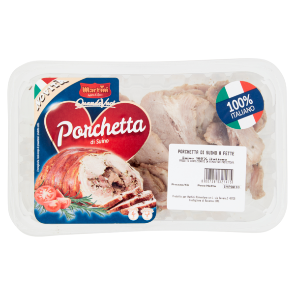 Martini QuandoVuoi Porchetta di Suino a Fette 0,300 Kg