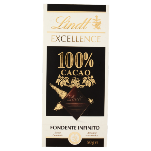 Lindt Excellence Tavoletta Cioccolato Fondente 100% 50 g