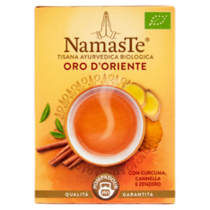 Pompadour NamasTe Tisana Ayurvedica Biologica Oro D'Oriente 15 x 2 g