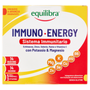 Equilibra Immuno - Energy Sistema Immunitario Bustine Monodose 14 x 7 g