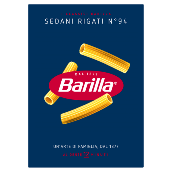 Barilla Pasta Sedani Rigati n.94 100% Grano Italiano 500g