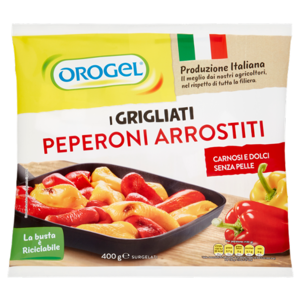Orogel i Grigliati Peperoni Arrostiti Surgelati 400 g