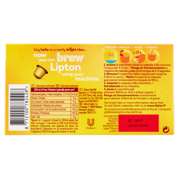 Lipton The Capsule Collection 10 capsule 25 g