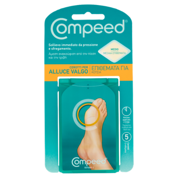 Compeed Cerotti per Alluce Valgo Medio 5 pz