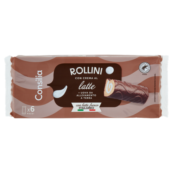 Consilia Rollini con Crema al Latte 6x37 g
