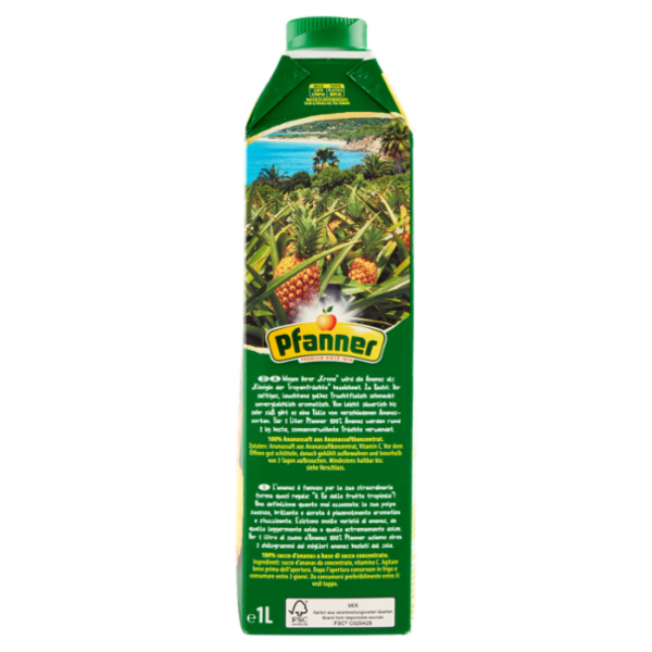 Pfanner 100% Ananas 1 L