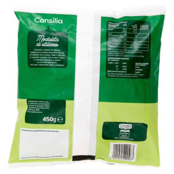 Consilia Fagiolini Finissimi Surgelati 450 g