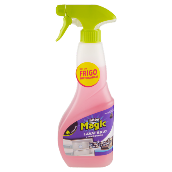 mister Magic Lavafrigo e Microonde arricchito con Aceto Naturale 500 ml