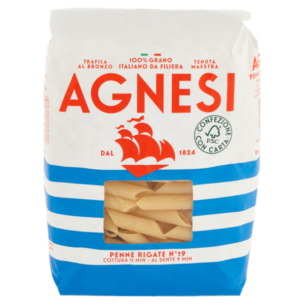 Agnesi Penne Rigate N° 19 500 g