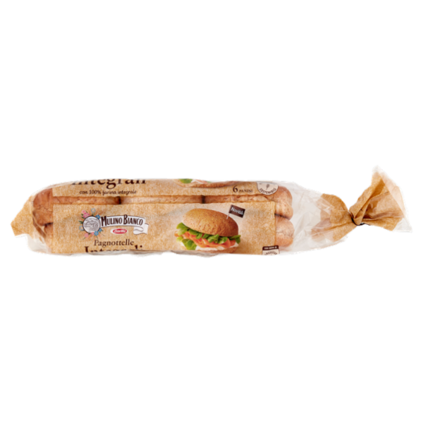 Mulino Bianco Pagnottelle Integrali Pane Ideale per Panini 330g