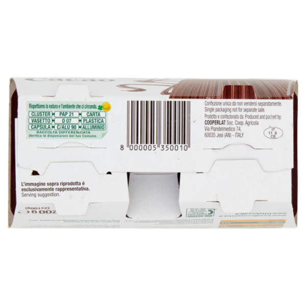 treValli i Dessert al Latte Budino Cacao 2 x 100 g