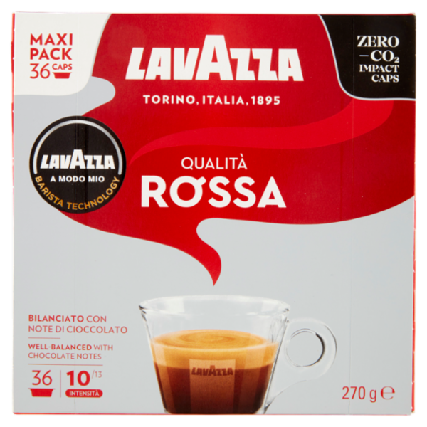 Lavazza A Modo Mio Qualità Rossa 36 Capsule 270 g