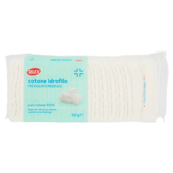 Selex Cotone Idrofilo Medicale Pretagliato 100 g