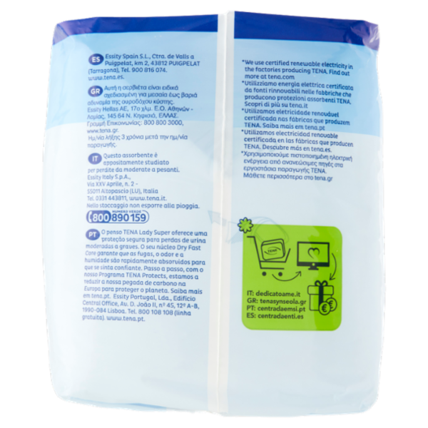 Tena lady Super Pads+ 15 pz