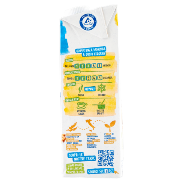 BJORG Farro Bevanda Vegetale Bio, Farro Italiano, Senza Zuccheri Aggiunti, Prodotto in Italia, 1L