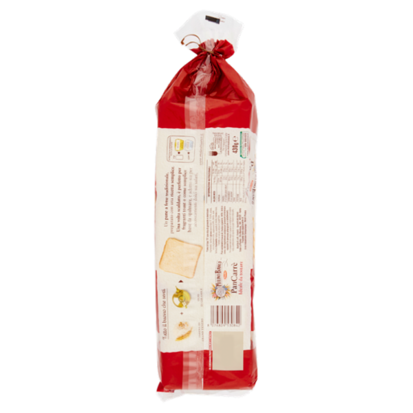 Mulino Bianco Pan Carrè Pane Ideale per Toast 24 fette 430g