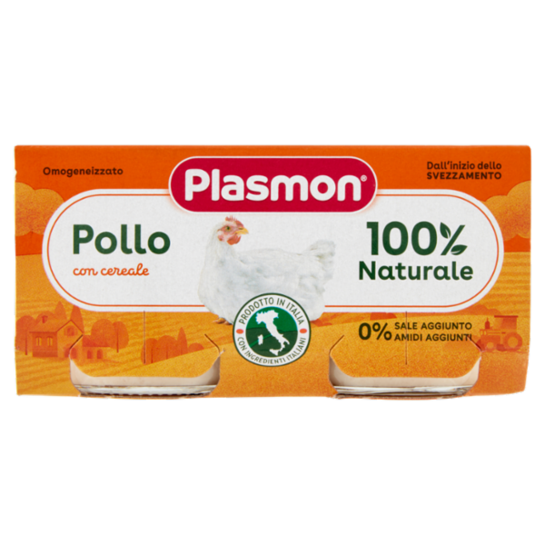 Plasmon Omogeneizzato Pollo con cereale 2 x 80 g