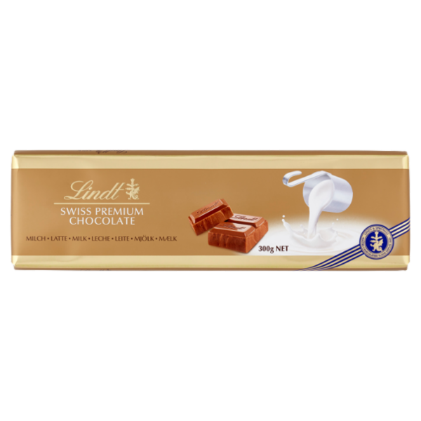 Lindt Gold Tavoletta Cioccolato al latte Maxi formato 300 g