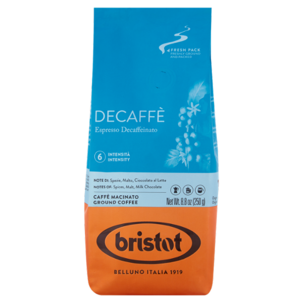 bristot Decaffè Caffè Macinato 250 g