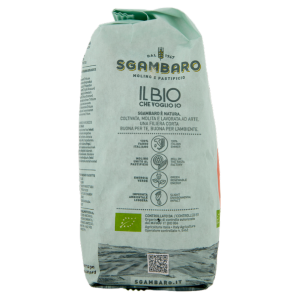 Sgambaro Bio Farro Dicocco Tortiglioni N°89 500 g