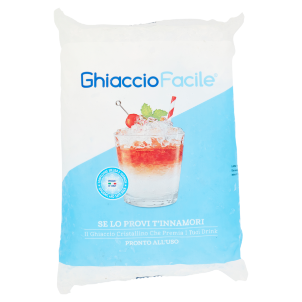 Ghiaccio Facile - ghiaccio alimentare tritato - 2kg